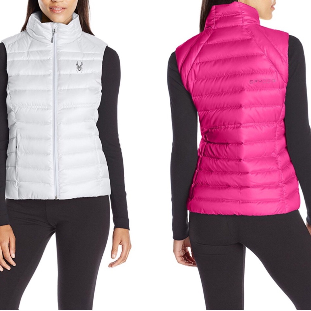 Spyder Women's Pink Puffer Vest